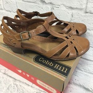 Cobb Hill Aubrey sandals, tan, 9.5 medium